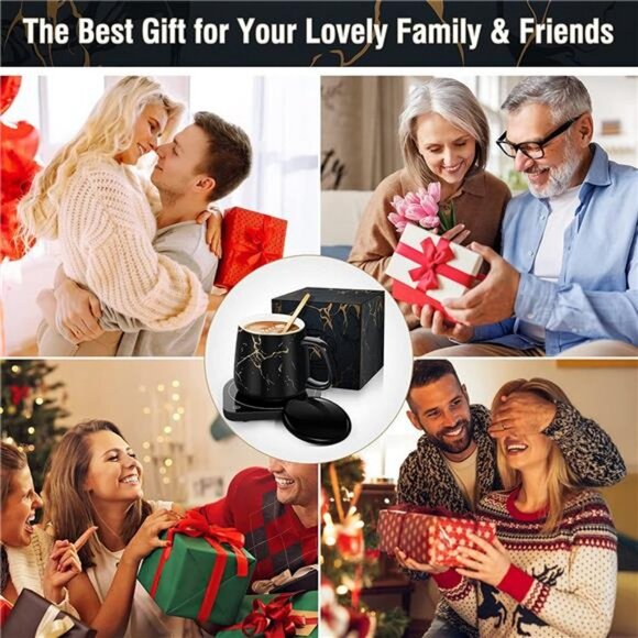 Coffee Warmer for Desk Auto Shut Off, Coffee Cup Warmer with 2 Temp Settings - Picture 5 of 7